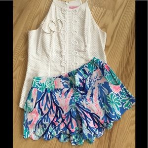 Lilly Pulitzer size small elastic back shorts.